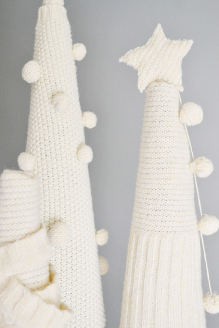 11 DIY Ideas For Christmas : By Reusing Old Sweater - Sad To Happy Project