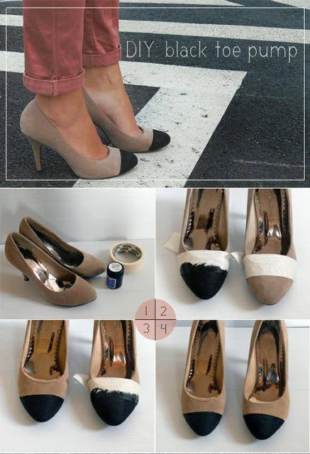 diy high heels makeover diy shoe makeover ideas10