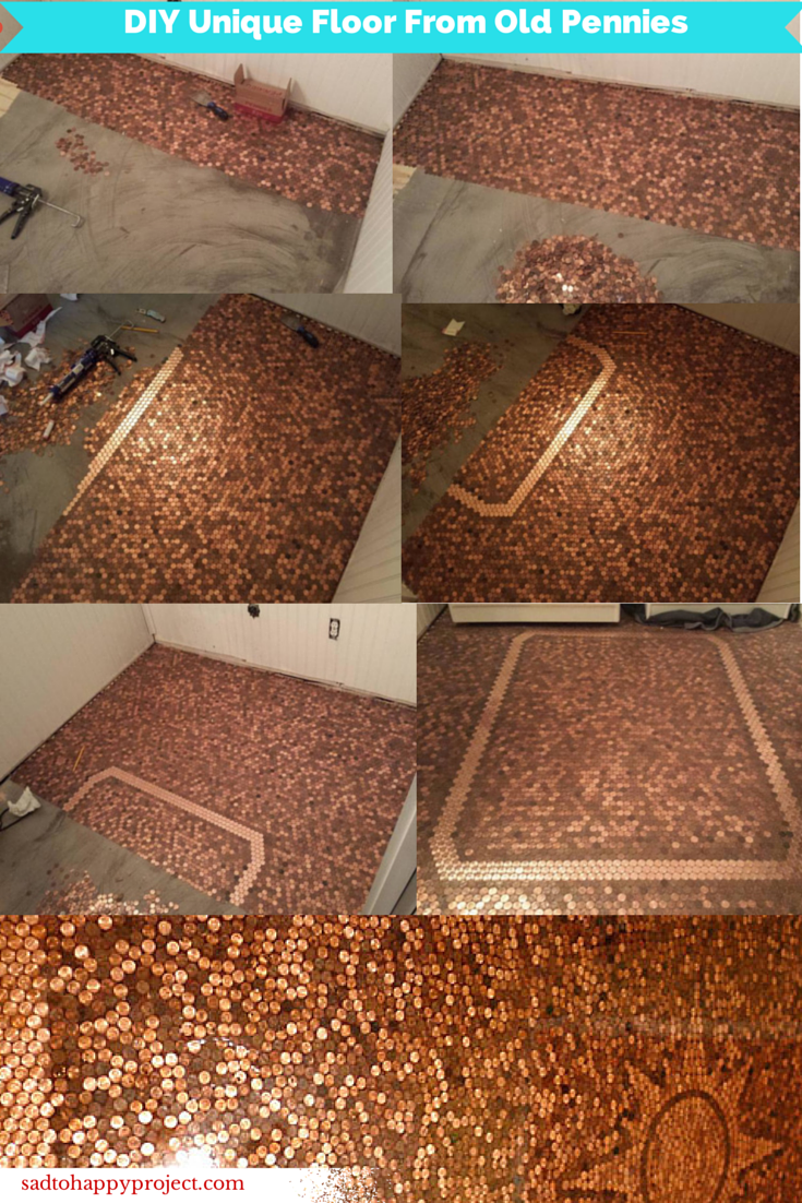 Create stunning home decoration projects with DIY Penny Floor: It’s stunning