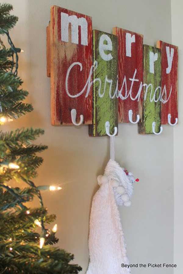 christmas ideas made from wood