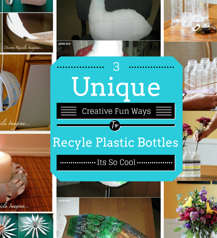 3 Unique Plastic Bottles Recycling Ideas For Home Decor