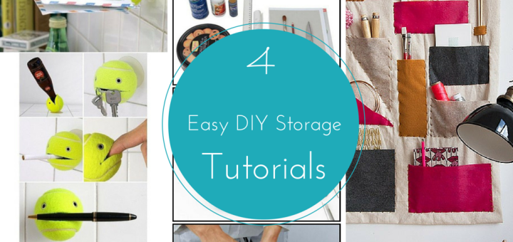 4 Easy Diy Storage Ideas Tutorials 