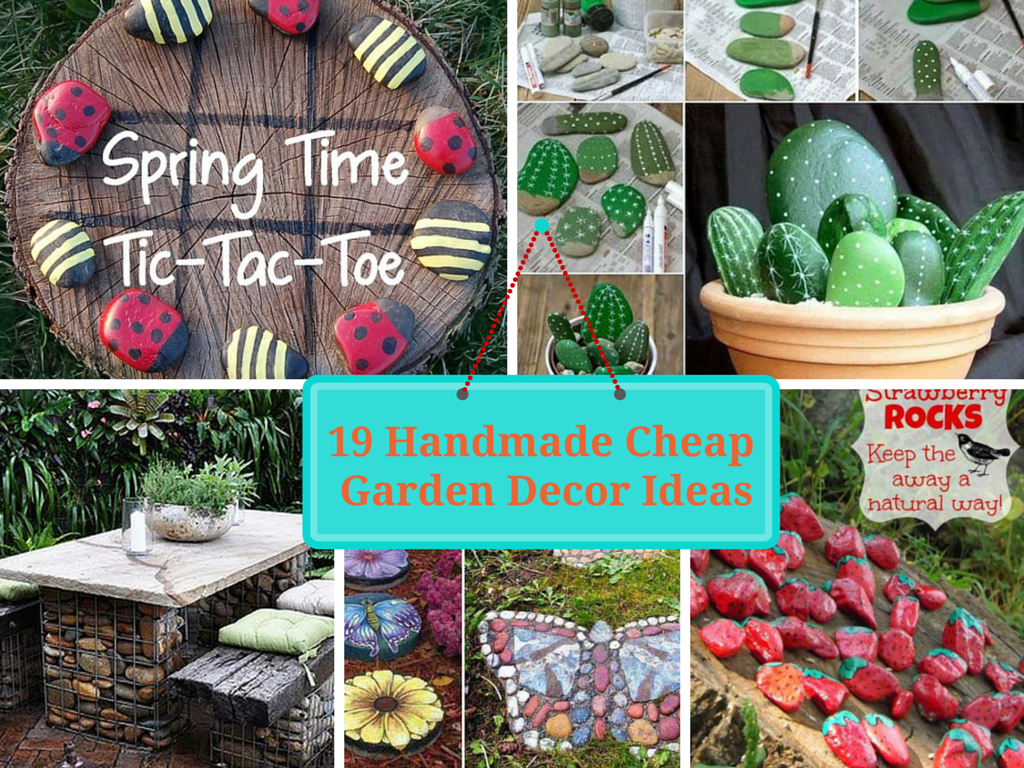 19 Handmade  Cheap Garden Decor  Ideas  To Upgrade Garden