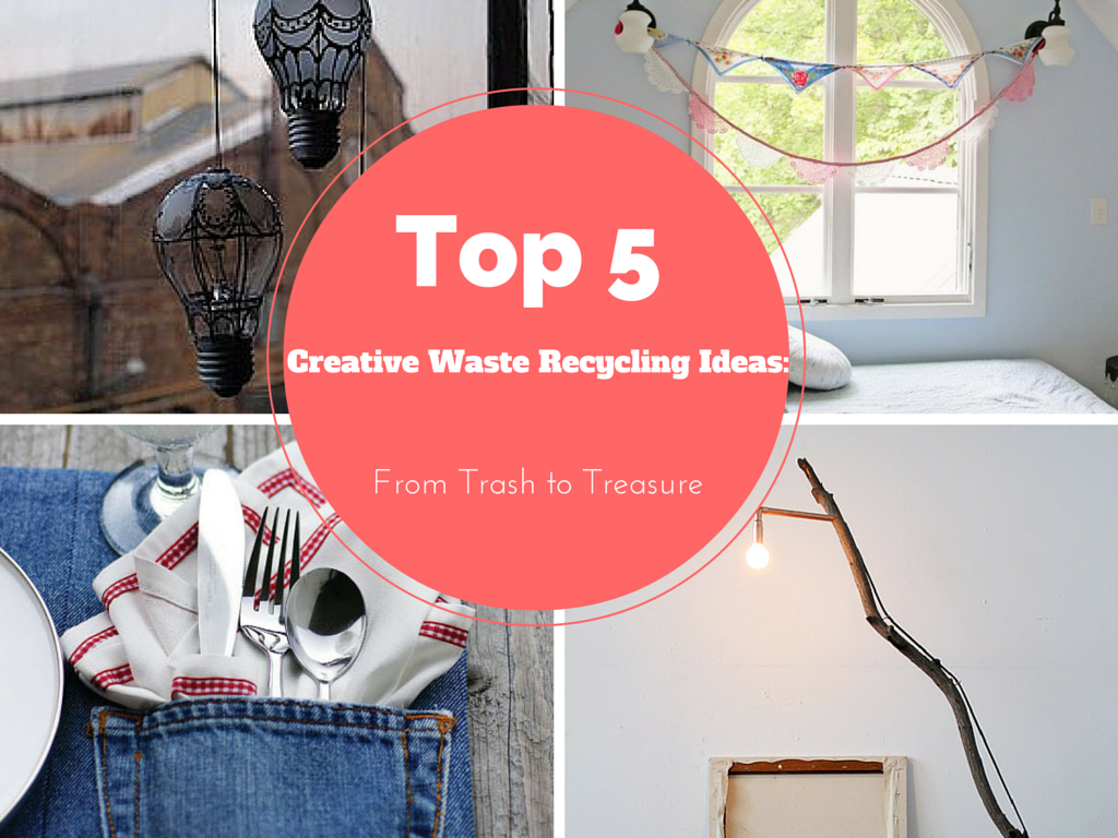 Creative Waste Recycling Ideas From Trash to Treasure diy crafts