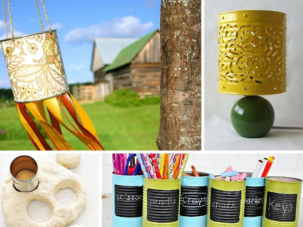 13 DIY Recycled Crafts Ideas to Make Use of Empty Tin Cans