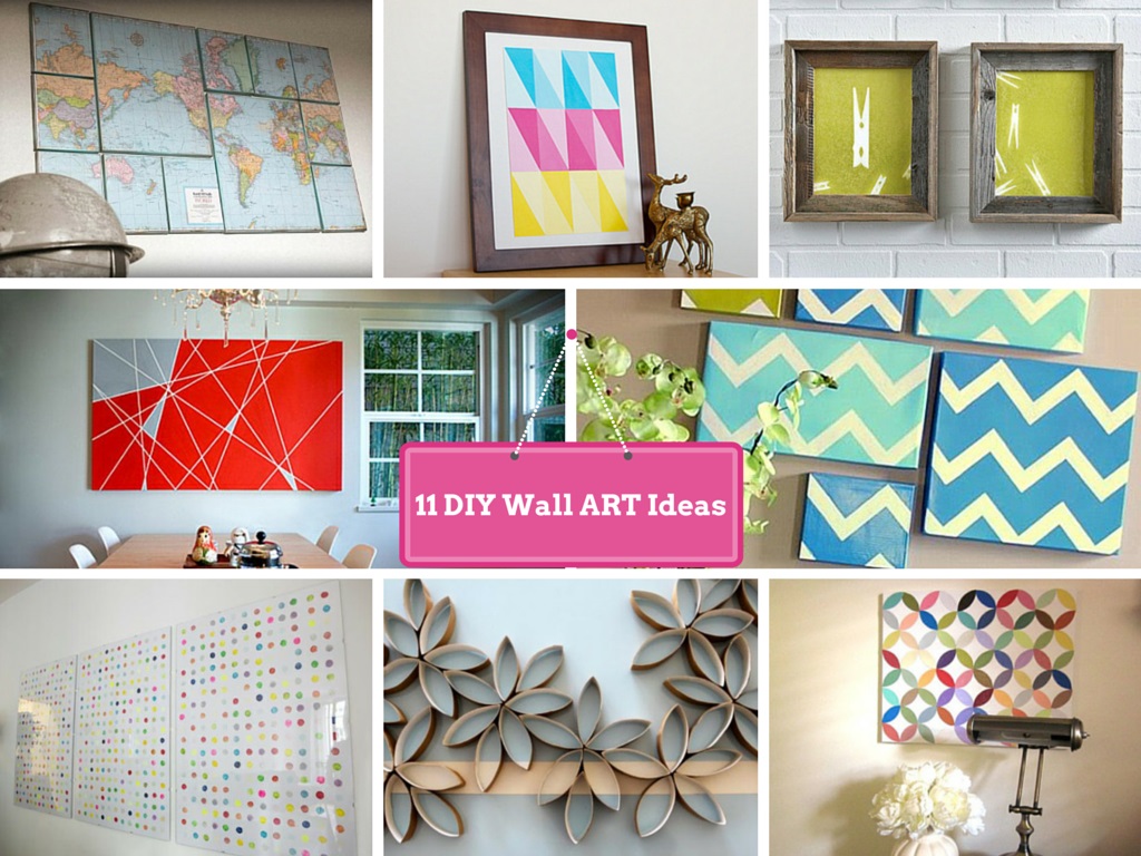 11 DIY Wall Decorating Ideas To Do Makeover of Boring Walls