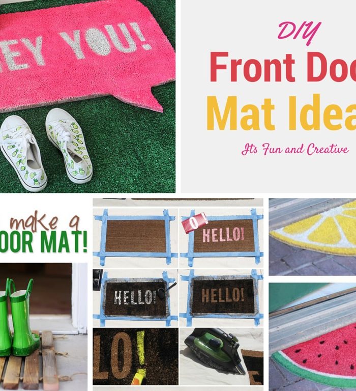 7 Money Saving DIY Doormat and Bathmat Ideas
