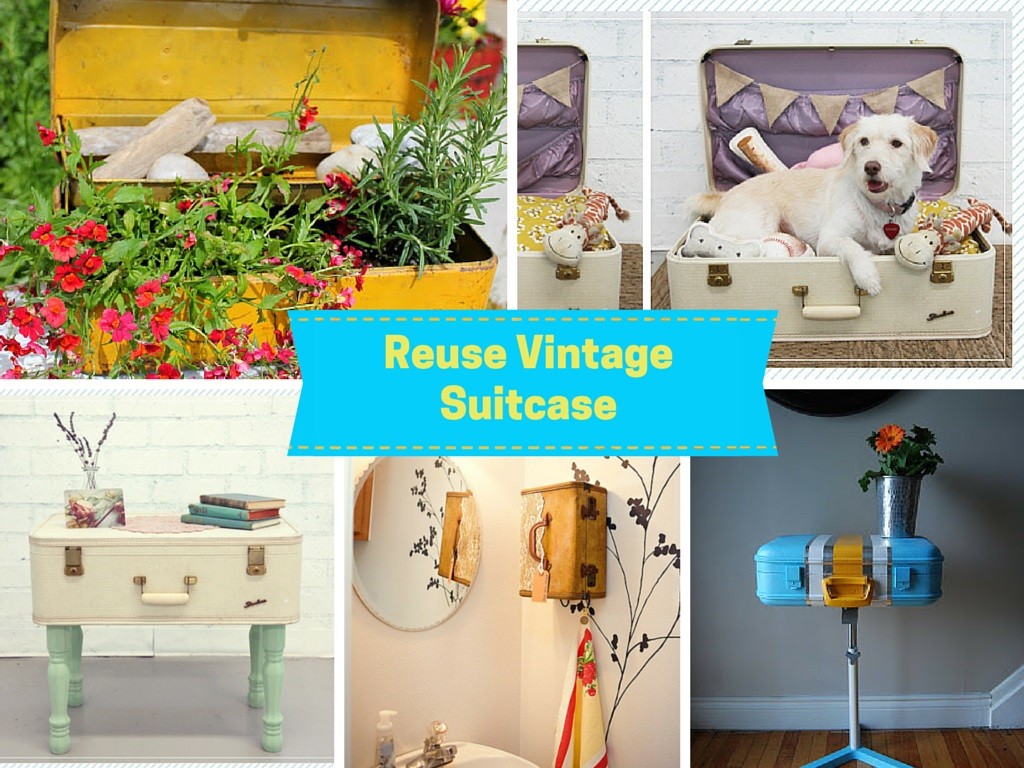 How to Recycle a Vintage Suitcase