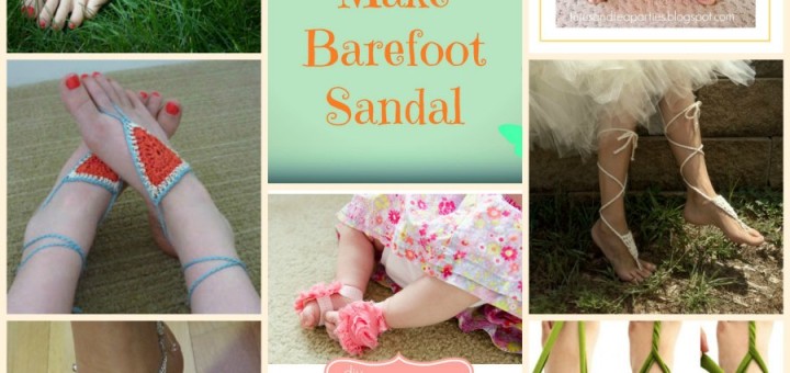 how to make barefoot sandal handmade