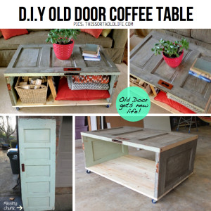 reuse old wooden door diy 6