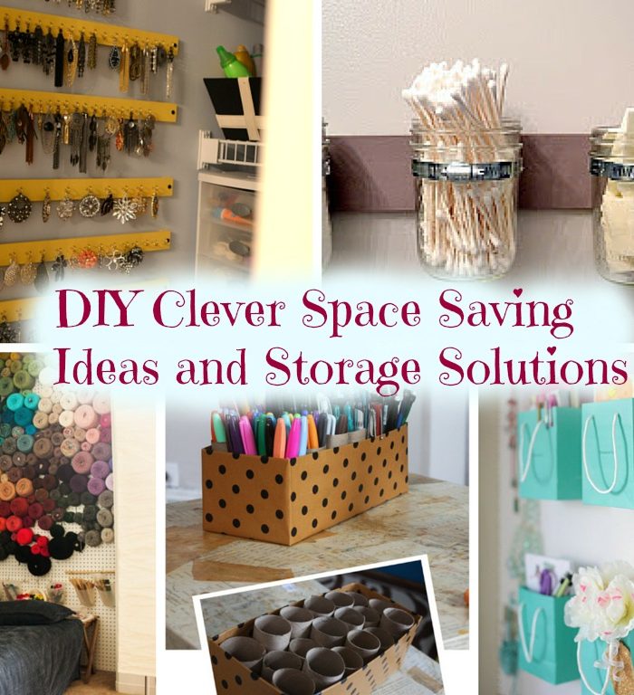 10 DIY Space Saving Ideas and Storage Solutions