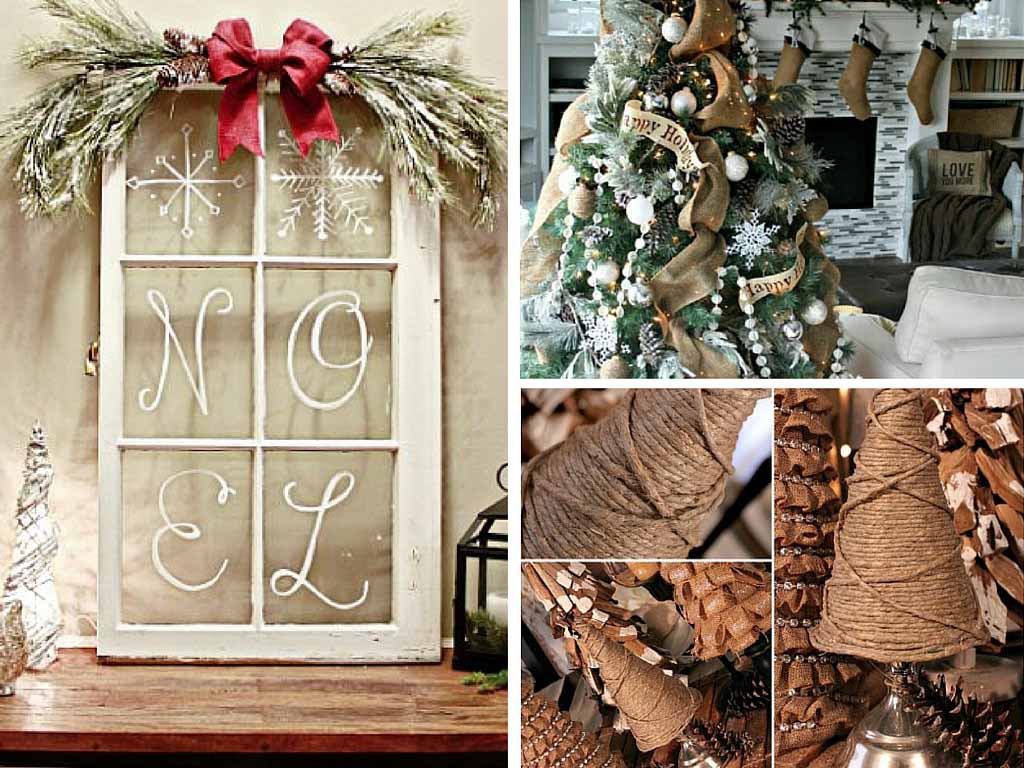 21 Easy DIY  Christmas  Decoration Ideas  Rustic Style