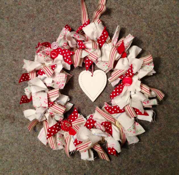 diy wreaths for valentines days