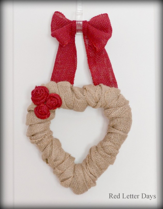 diy wreaths for valentines days