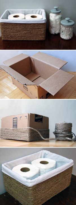 How To Reuse Old Boxes : DIY Recycling Ideas For Home Decor - Sad To