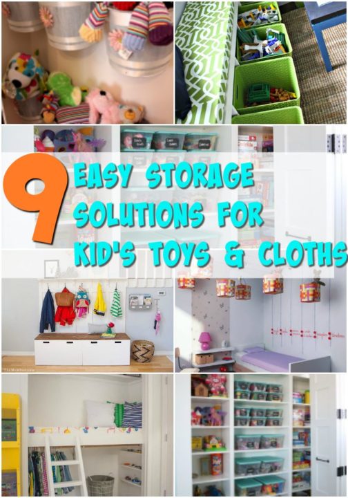 Easy Storage and Organization Solutions ideas for kids