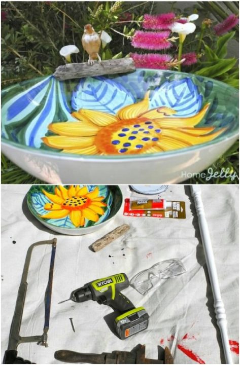 DIY Bird Baths ideas