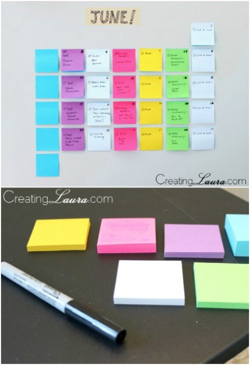 16 Easy DIY Calendars And Planners Ideas Will Help You To Stay Organized