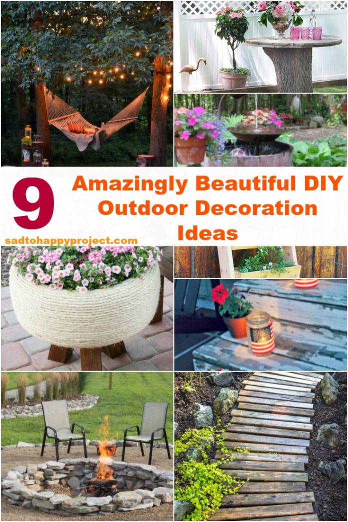 9 Best DIY Garden Decoration Ideas With Recycled Items