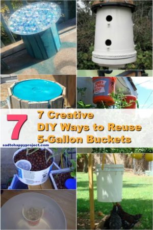 7 Creative DIY Crafts Ideas To Repurpose Five Gallon Buckets - Sad To ...