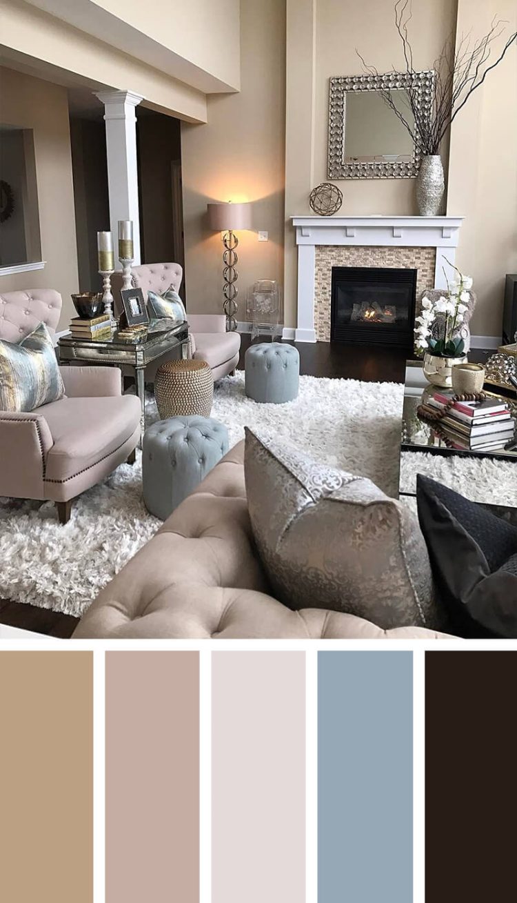 7 Living Room Color Schemes For Your Home - Sad To Happy Project