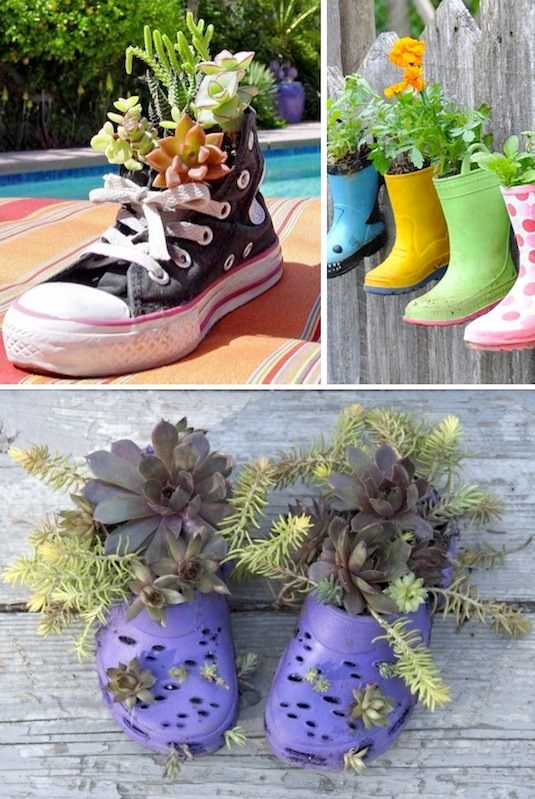 Creative Garden Container ideas