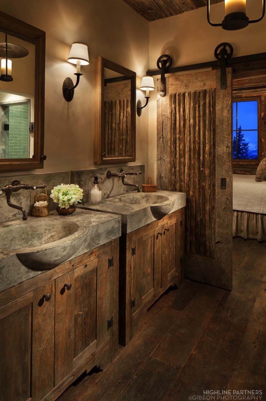 Rustic farmhouse bathroom ideas