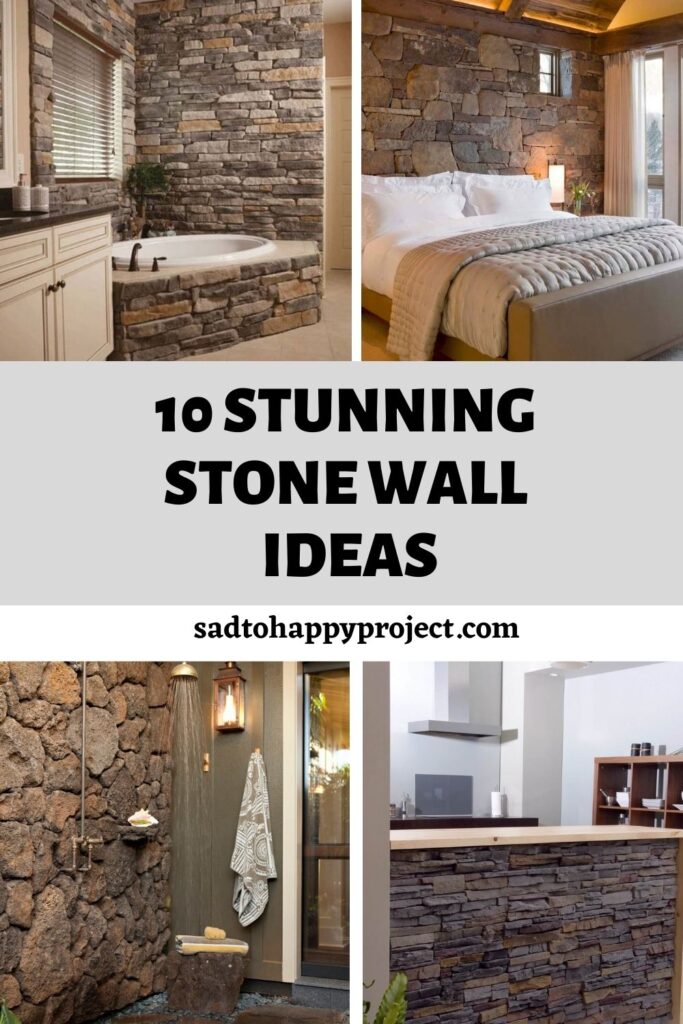 10 Stunning Interior Stone Wall Ideas for Your Home Design - Sad To ...