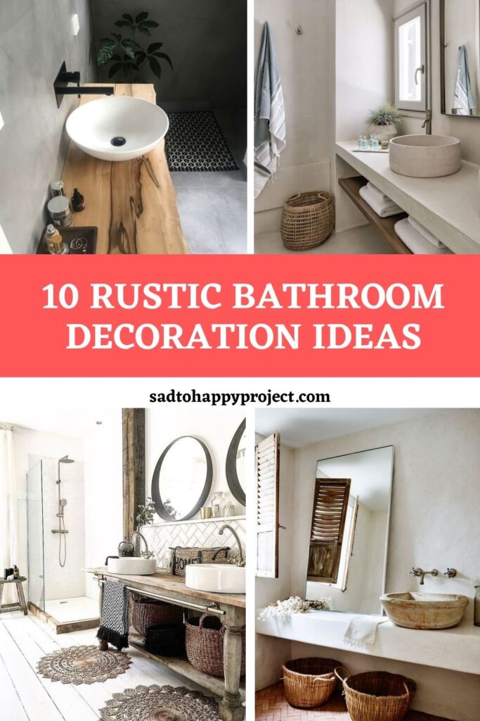 Try these 8 small modern rustic bathroom ideas for your home