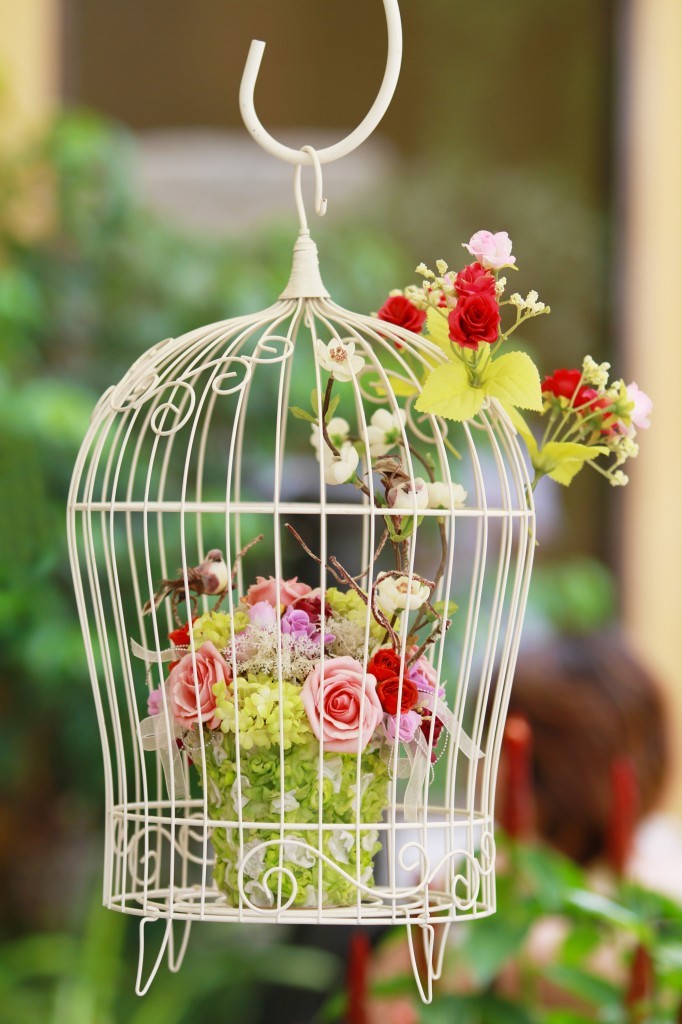 Birdcage Planter Ideas