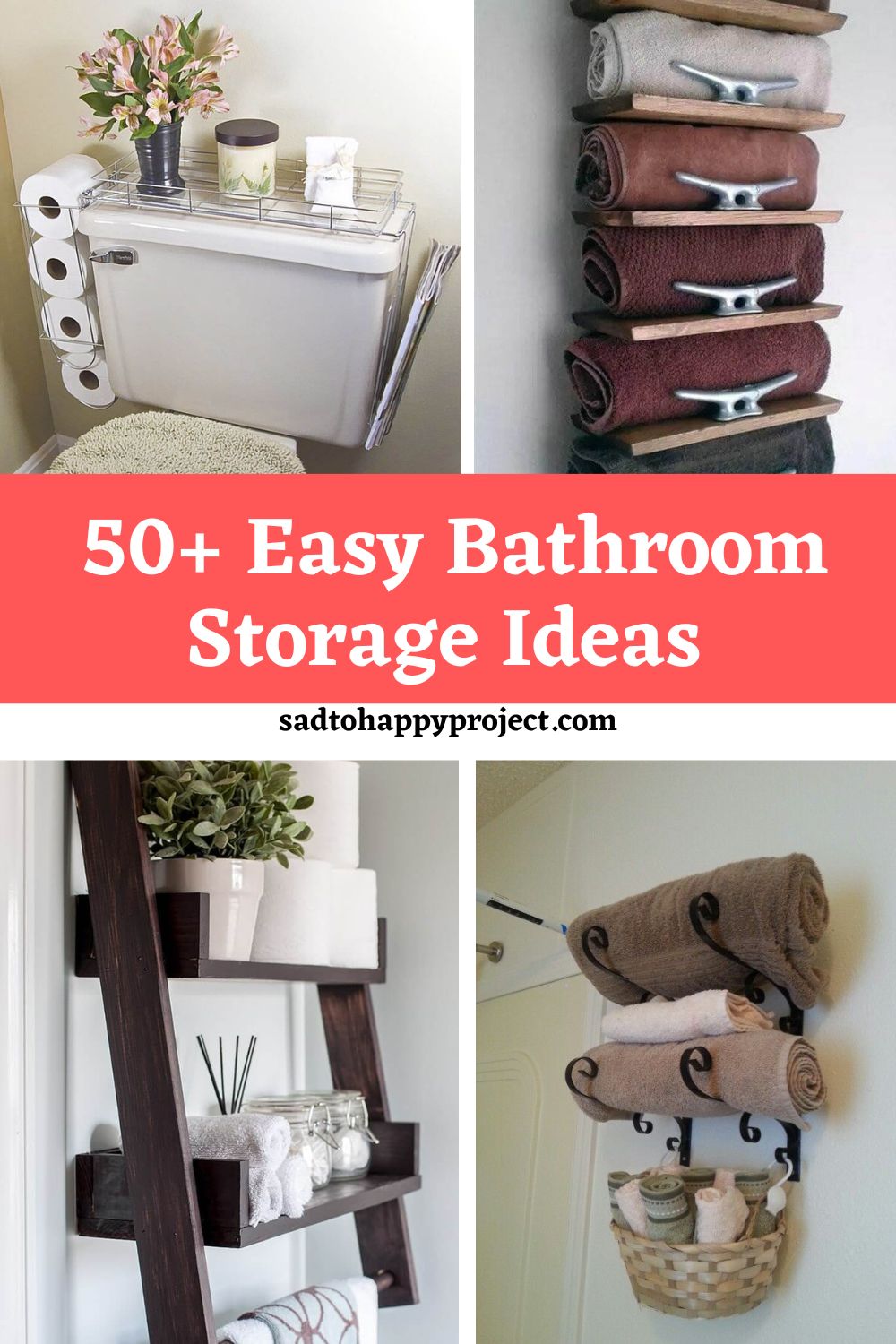 easy bathroom storage ideas