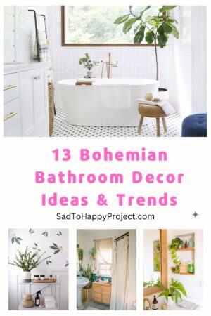 13 Bohemian Bathroom Decor Ideas & Trends