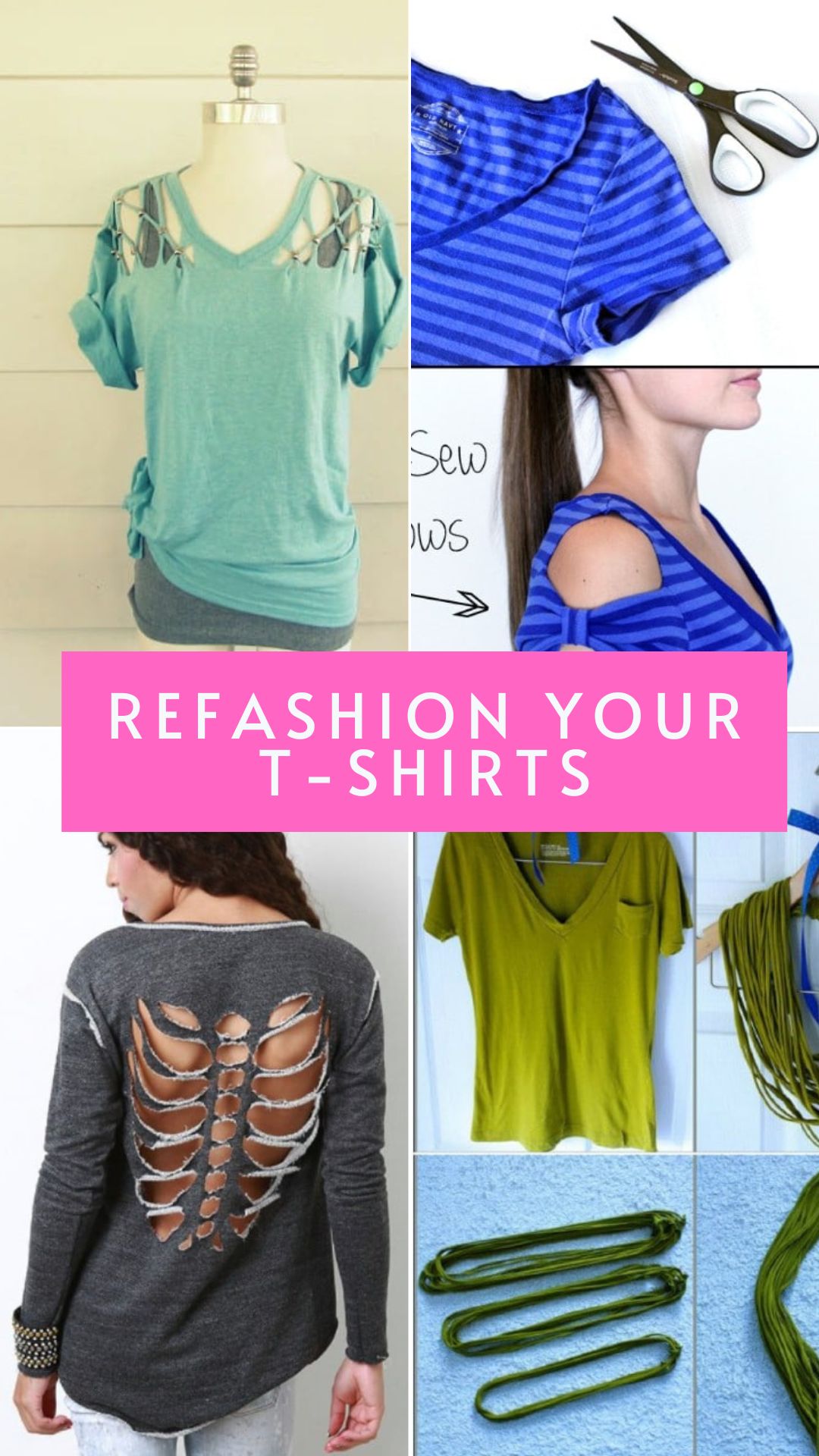 Refashion Your T-Shirts pinterest