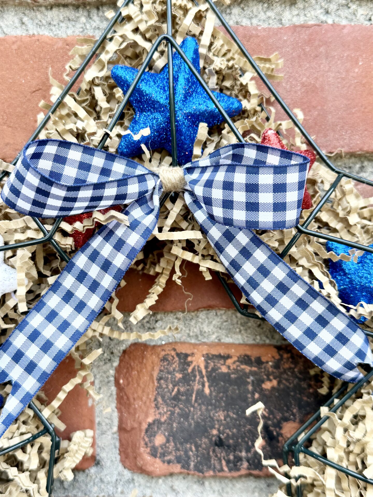 DIY Patriotic Farmhouse Wreath