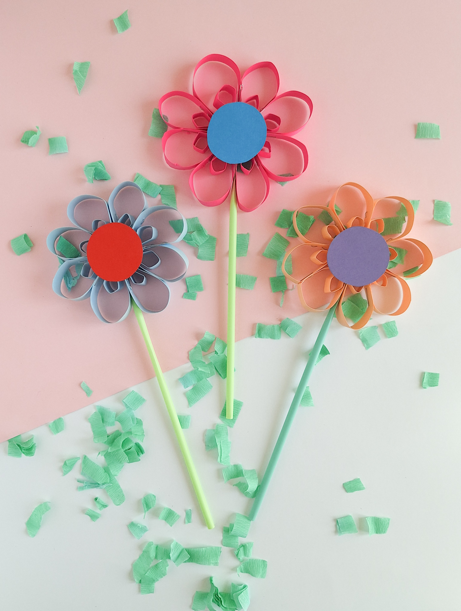 DIY Paper Flower Craft for Kids