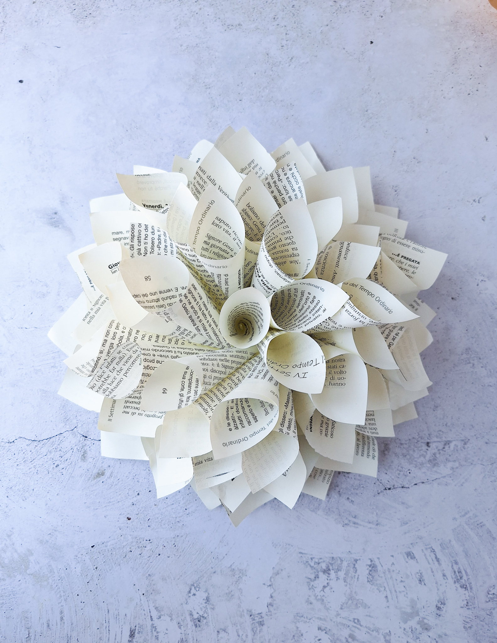 DIY Paper Dahlia Flower