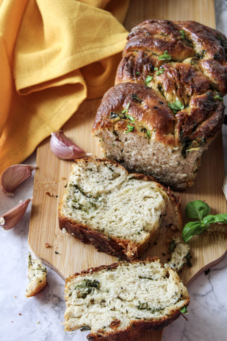 Homemade Swirl Garlic Bread