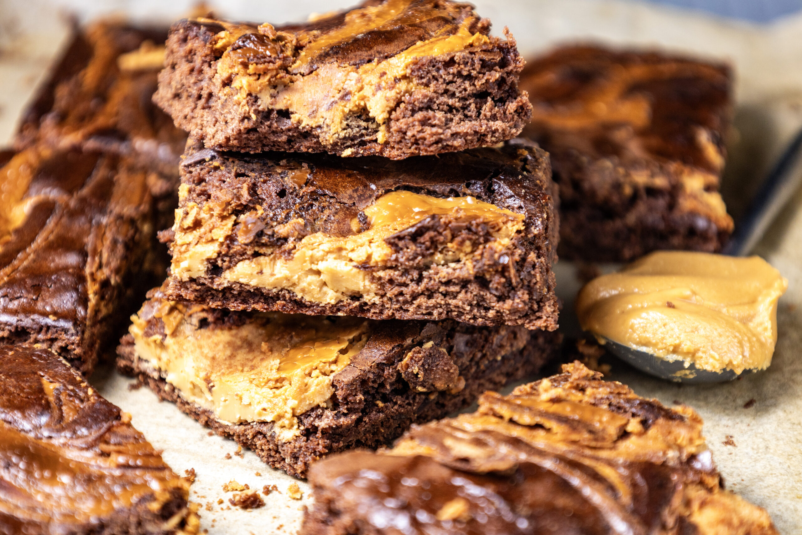 Peanut Butter Brownies Recipe